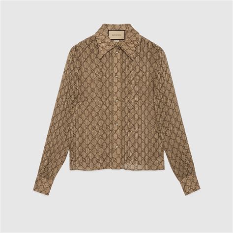 camicia gialla a scacchi uomo gucci